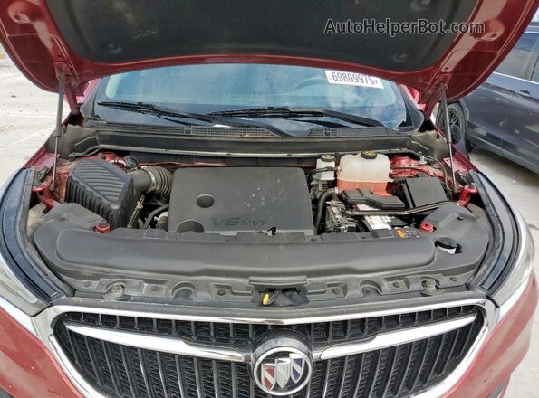 5GAERCKW5LJ299225 2020 BUICK ENCLAVE Red Engine compartment view