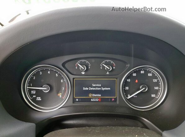 5GAERCKW5LJ299225 2020 BUICK ENCLAVE Red Instrument cluster view