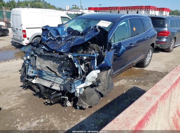 5GAEVBKW2NJ151607 2022 BUICK ENCLAVE Dark Blue Передняя левая четверть