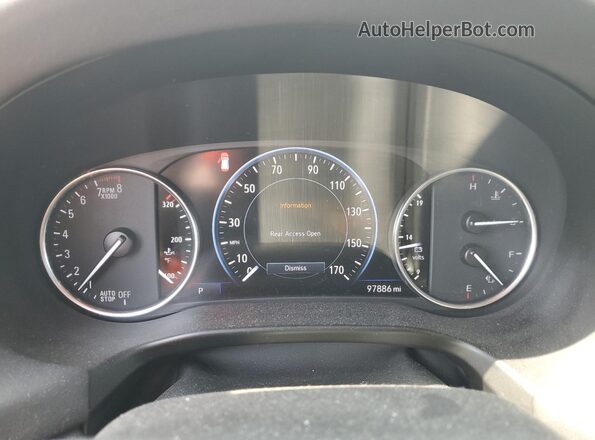 5GAEVCKW1LJ265455 2020 BUICK ENCLAVE White Vista del cuadro de instrumentos