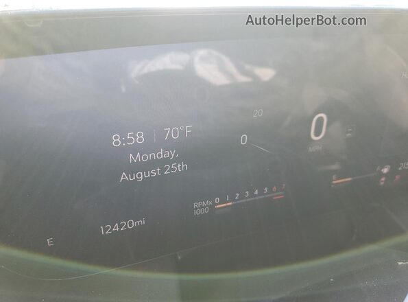 5GAEVCRS2SJ164720 2025 BUICK ENCLAVE Gray Instrument cluster view