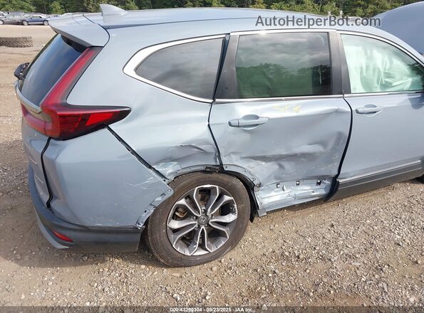 5J6RT6H85NL032518 2022 HONDA CR-V HYBRID Light Blue 