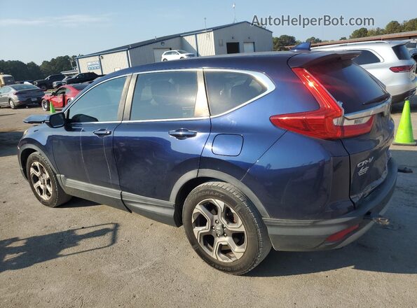 5J6RW1H52KA032595 2019 HONDA CR-V Blue Trasero izquierdo