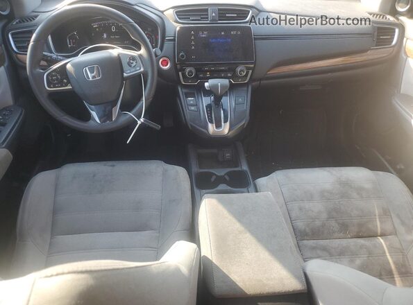 5J6RW1H52KA032595 2019 HONDA CR-V Blue Vista del salpicadero