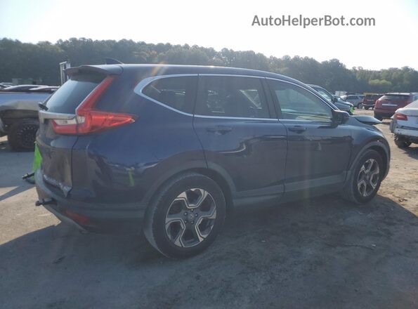 5J6RW1H52KA032595 2019 HONDA CR-V Blue Trasero derecho
