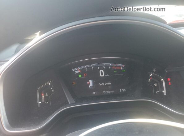 5J6RW1H52KA032595 2019 HONDA CR-V Blue Vista del cuadro de instrumentos