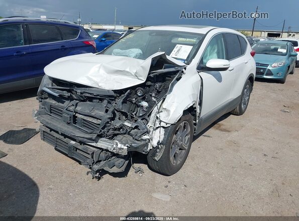 5J6RW1H82KA040254 2019 HONDA CR-V White Vista tres cuartos delantera izquierda