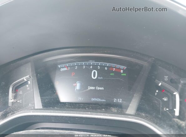 5J6RW2H56LA021655 2020 HONDA CR-V Black Vista de los asientos traseros