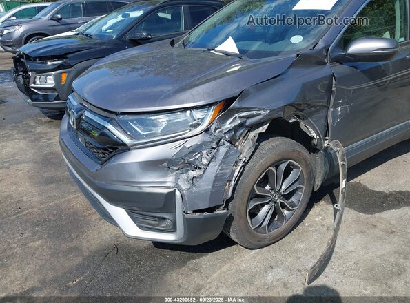 5J6RW2H86LA014425 2020 HONDA CR-V Gray Front view