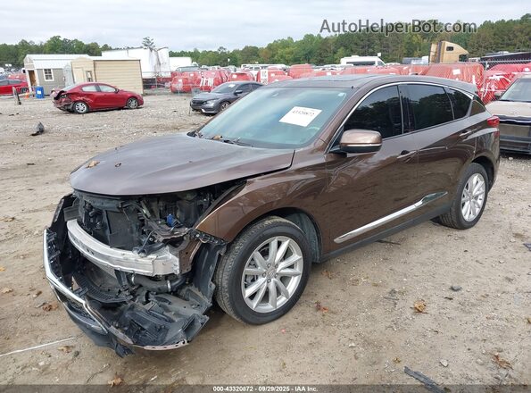 5J8TC1H39LL015870 2020 ACURA RDX Brown Առջևի ձախ երեք քառորդ տեսարան