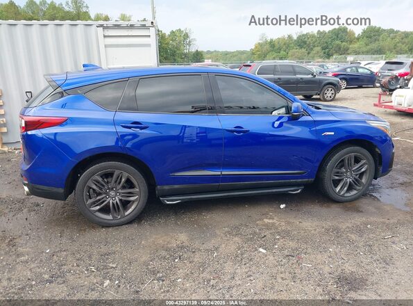 5J8TC1H63LL018595 2020 ACURA RDX Navy უკანა სალონის ხედი