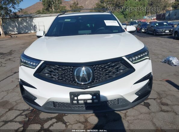 5J8TC1H65ML009222 2021 ACURA RDX White ხელსაწყოთა პანელის ხედი