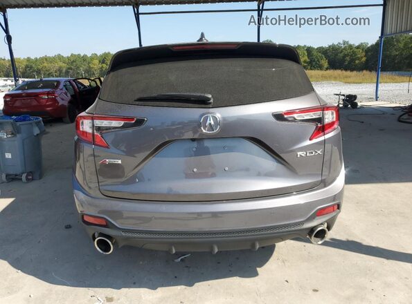 5J8TC1H69ML012124 2021 ACURA RDX Black Вид ззаду