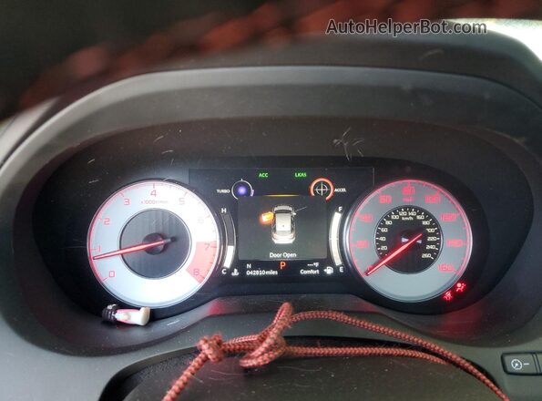 5J8TC1H69ML012124 2021 ACURA RDX Black Вид щитка приладів