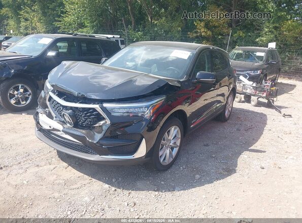 5J8TC2H32LL042320 2020 ACURA RDX Black Առջևի ձախ երեք քառորդ տեսարան