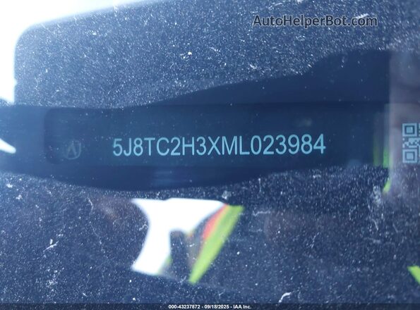 5J8TC2H3XML023984 2021 ACURA RDX Gray 