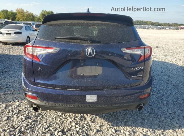 5J8TC2H53LL011644 2020 ACURA RDX Blue Widok z tyłu