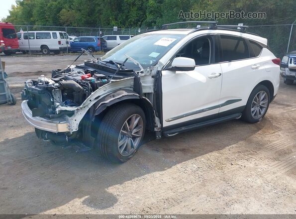 5J8TC2H53ML010818 2021 ACURA RDX White Առջևի ձախ երեք քառորդ տեսարան