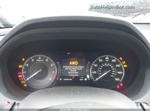 5J8TC2H59ML038607 2021 ACURA RDX Gray უკანა სავარძლების ხედი