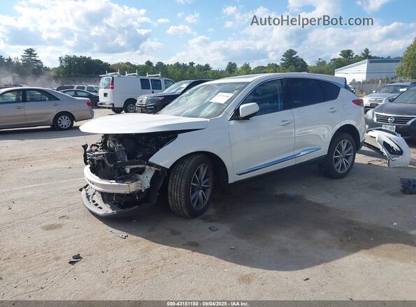 5J8TC2H5XML002246 2021 ACURA RDX White წინა მარცხენა ხედი სამი მეოთხედიდან