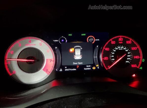 5J8TC2H60LL022903 2020 ACURA RDX Black Սարքավորումների վահանակի տեսք