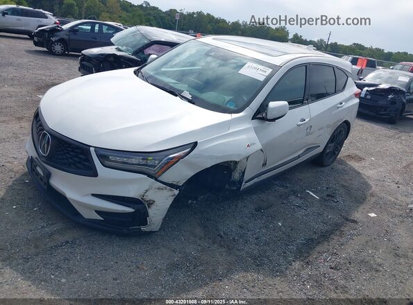 5J8TC2H64LL026260 2020 ACURA RDX White Vista tres cuartos delantera izquierda