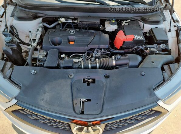 5J8TC2H65ML041626 2021 ACURA RDX White ძრავის განყოფილების ხედი