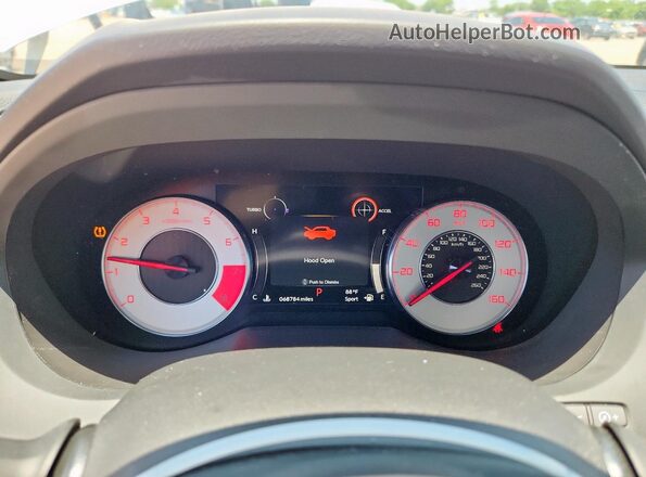 5J8TC2H65ML041626 2021 ACURA RDX White ხელსაწყოთა პანელის ხედი