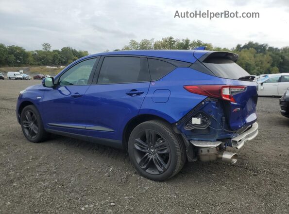 5J8TC2H6XML015300 2021 ACURA RDX Blue უკანა მარცხენა