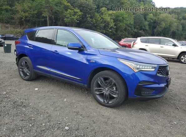 5J8TC2H6XML015300 2021 ACURA RDX Blue წინა მარჯვენა