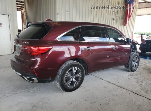 5J8YD3H3XJL008258 2018 ACURA MDX Burgundy 