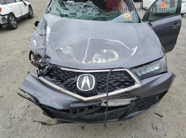 5J8YD4H02LL024145 2020 ACURA MDX Серый Вид задней части салона