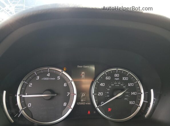 5J8YD4H34LL042690 2020 ACURA MDX Черный Вид щитка приборов