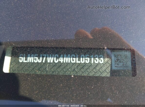 5LM5J7WC4MGL05133 2021 LINCOLN AVIATOR White Widok komory silnika