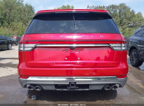 5LM5J7XC7LGL09612 2020 LINCOLN AVIATOR Red 