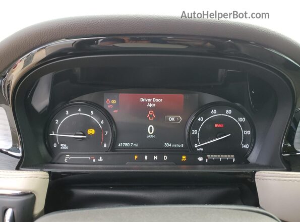 5LMCJ1C95LUL26120 2020 LINCOLN CORSAIR Gray Instrument cluster view