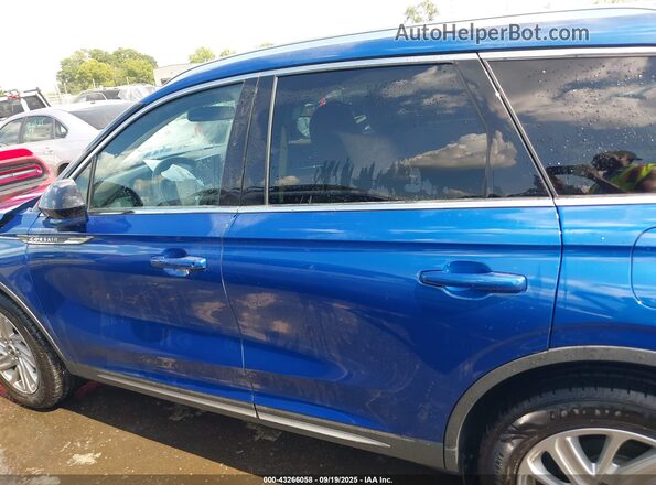 5LMCJ1C99LUL29957 2020 LINCOLN CORSAIR Blue Widok wnętrza 360 stopni