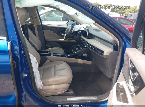 5LMCJ1C99LUL29957 2020 LINCOLN CORSAIR Blue Widok wnętrza z przodu