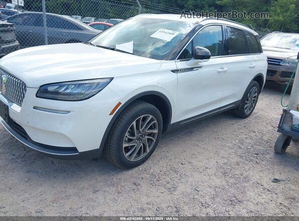 5LMCJ1D90LUL30252 2020 LINCOLN CORSAIR White Vista tres cuartos delantera izquierda