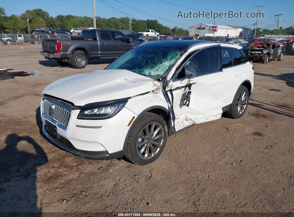 5LMCJ1D93LUL11937 2020 LINCOLN CORSAIR White Առջևի ձախ երեք քառորդ տեսարան