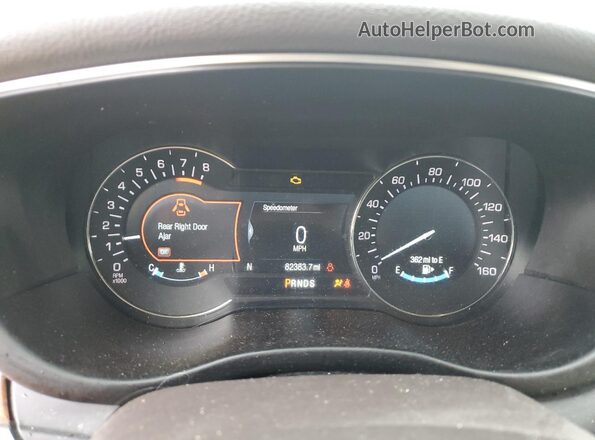 5LMCJ2D96KUL49506 2019 LINCOLN MKC White Vista del cuadro de instrumentos