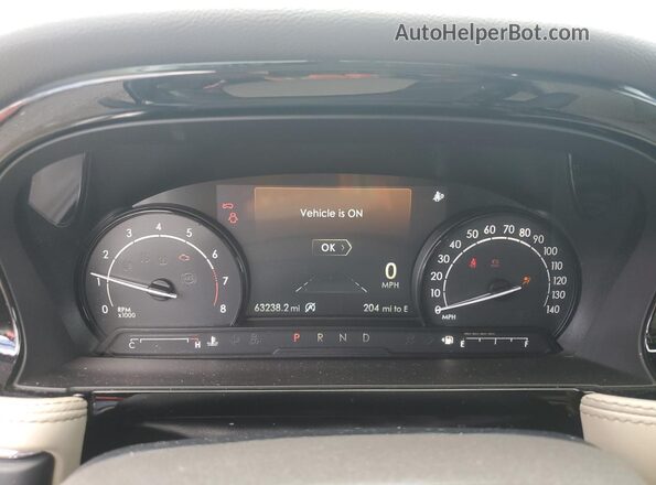 5LMCJ2D97LUL06682 2020 LINCOLN CORSAIR White Instrument cluster view