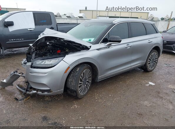 5LMCJ2DH9MUL24819 2021 LINCOLN CORSAIR Silver Առջևի ձախ երեք քառորդ տեսարան