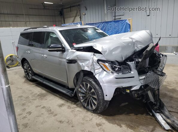 5LMJJ2LT1MEL01414 2021 LINCOLN NAVIGATOR Серебряный Передняя правая четверть