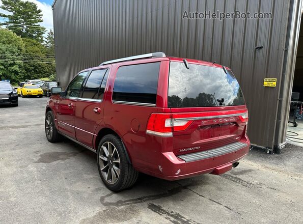 5LMJJ2LT2GEL00065 2016 LINCOLN NAVIGATOR Red Задня права чверть