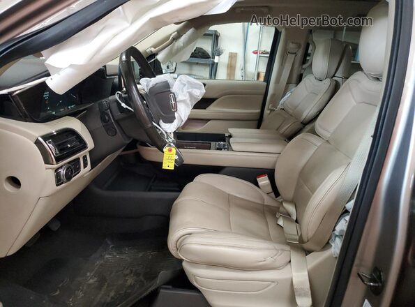 5LMJJ2LT3KEL07518 2019 LINCOLN NAVIGATOR Gold Вид салону спереду