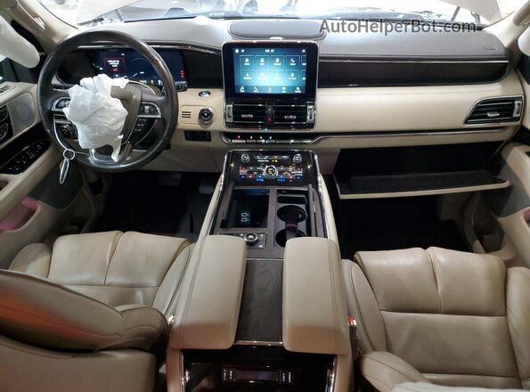 5LMJJ2LT3KEL07518 2019 LINCOLN NAVIGATOR Gold Вид панелі приладів