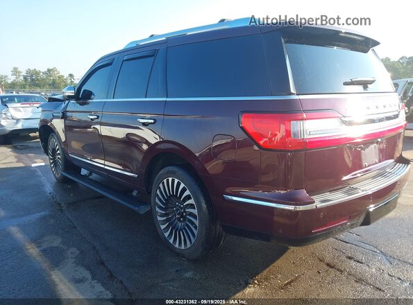 5LMJJ2TTXJEL03433 2018 LINCOLN NAVIGATOR Maroon Rear left