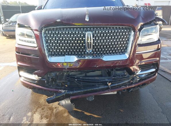 5LMJJ2TTXJEL03433 2018 LINCOLN NAVIGATOR Maroon Front view