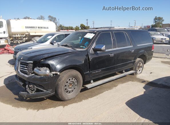 5LMJJ3HT2GEL11369 2016 LINCOLN NAVIGATOR L Black Передня ліва чверть